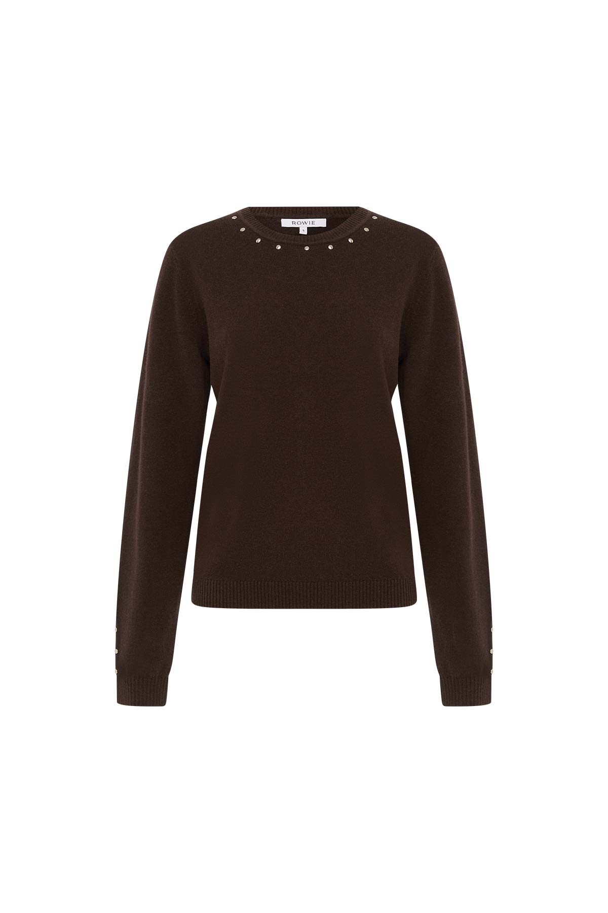 Emaline Stud Merino Knit Top