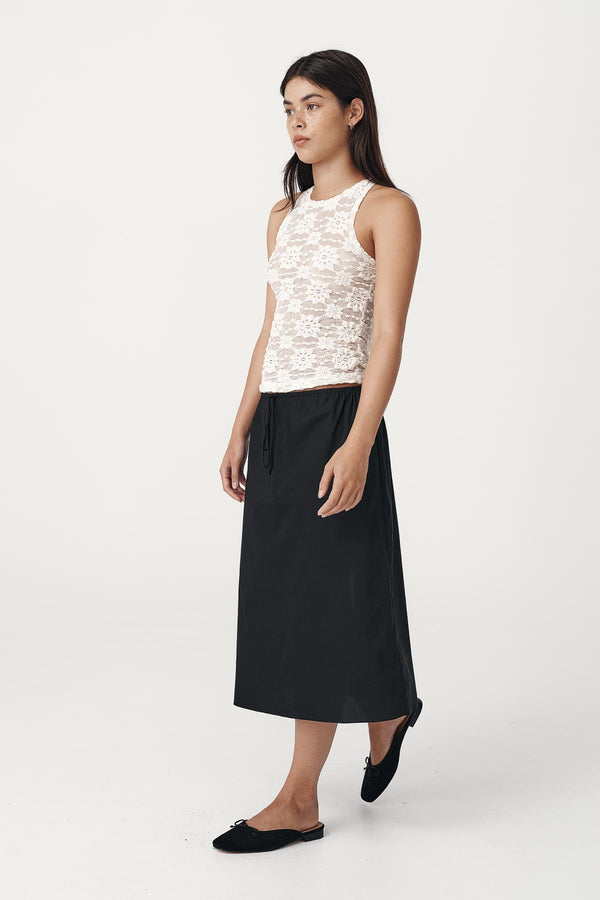 Emmy Organic Midi Skirt