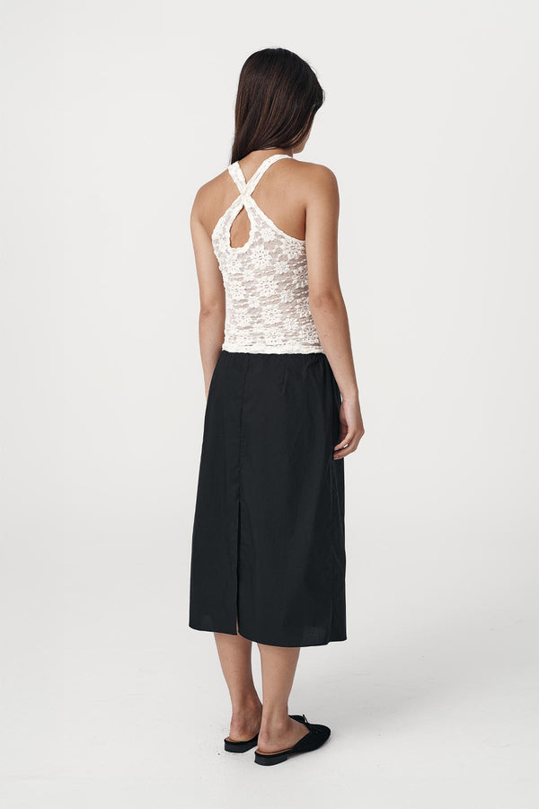 Emmy Organic Midi Skirt
