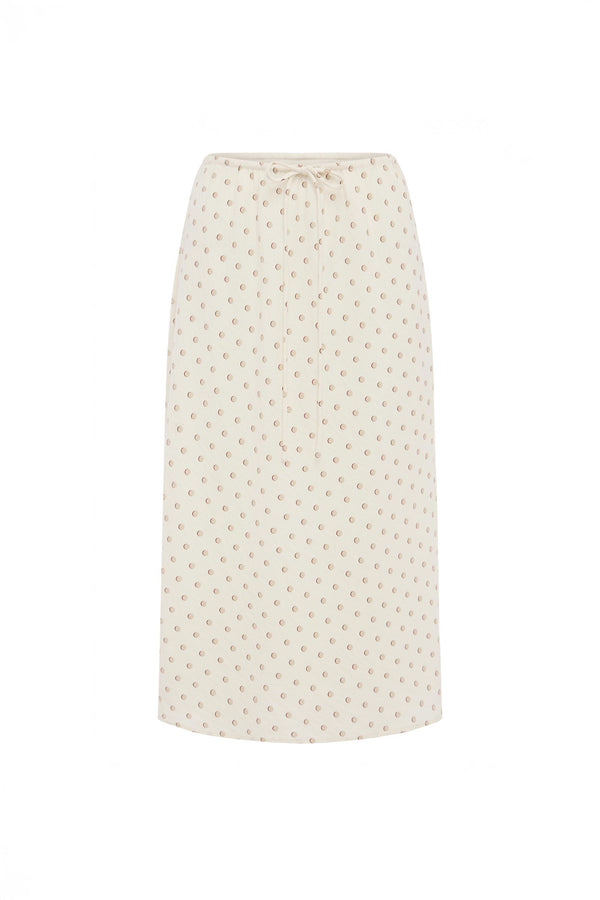 Frannie Silk Midi Skirt