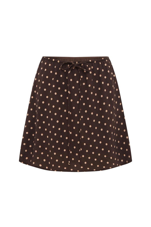 Frannie Silk Mini Skirt