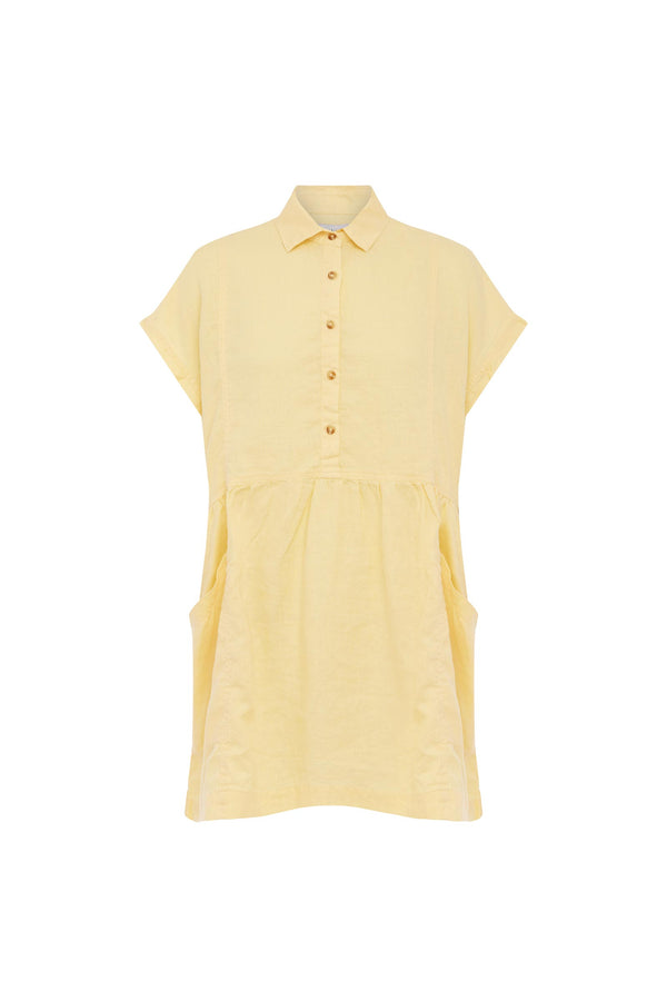 Gina Linen Mini Dress