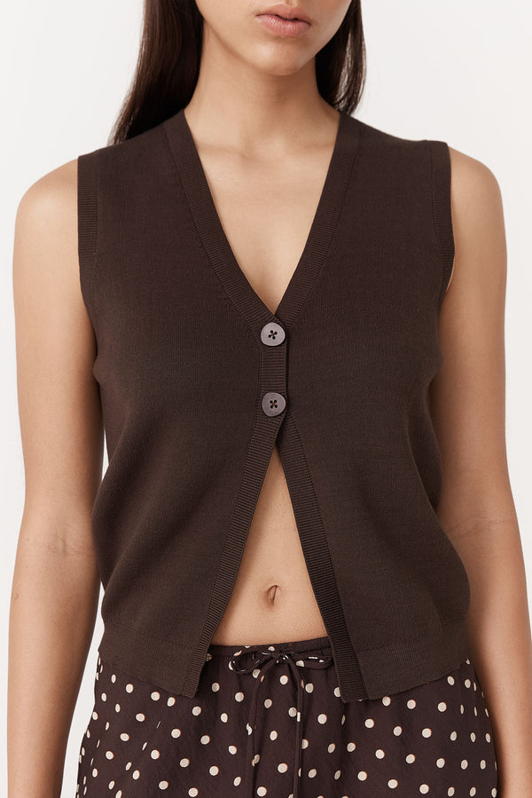 Goldie Knit Vest