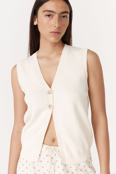 rotol ロトル / REBUILD KNIT VEST - cream ROTOL(ロトル)商品一覧