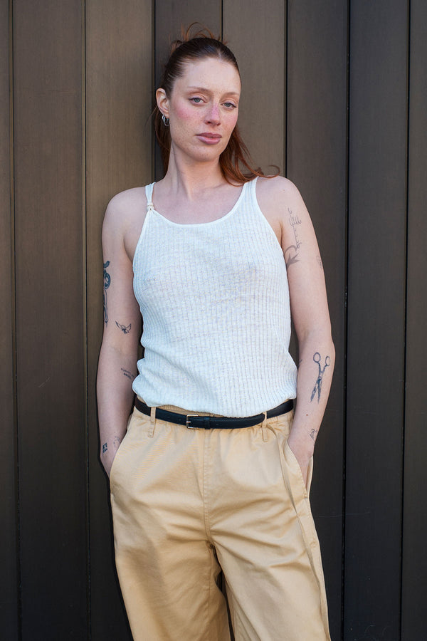 Haven Bead Linen Tank