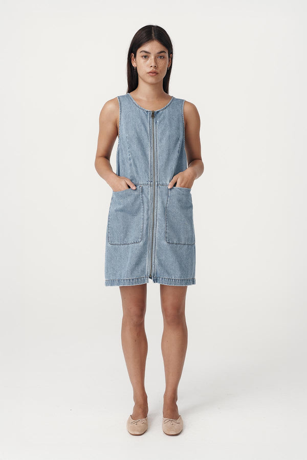 Ivy Zip Mini Dress