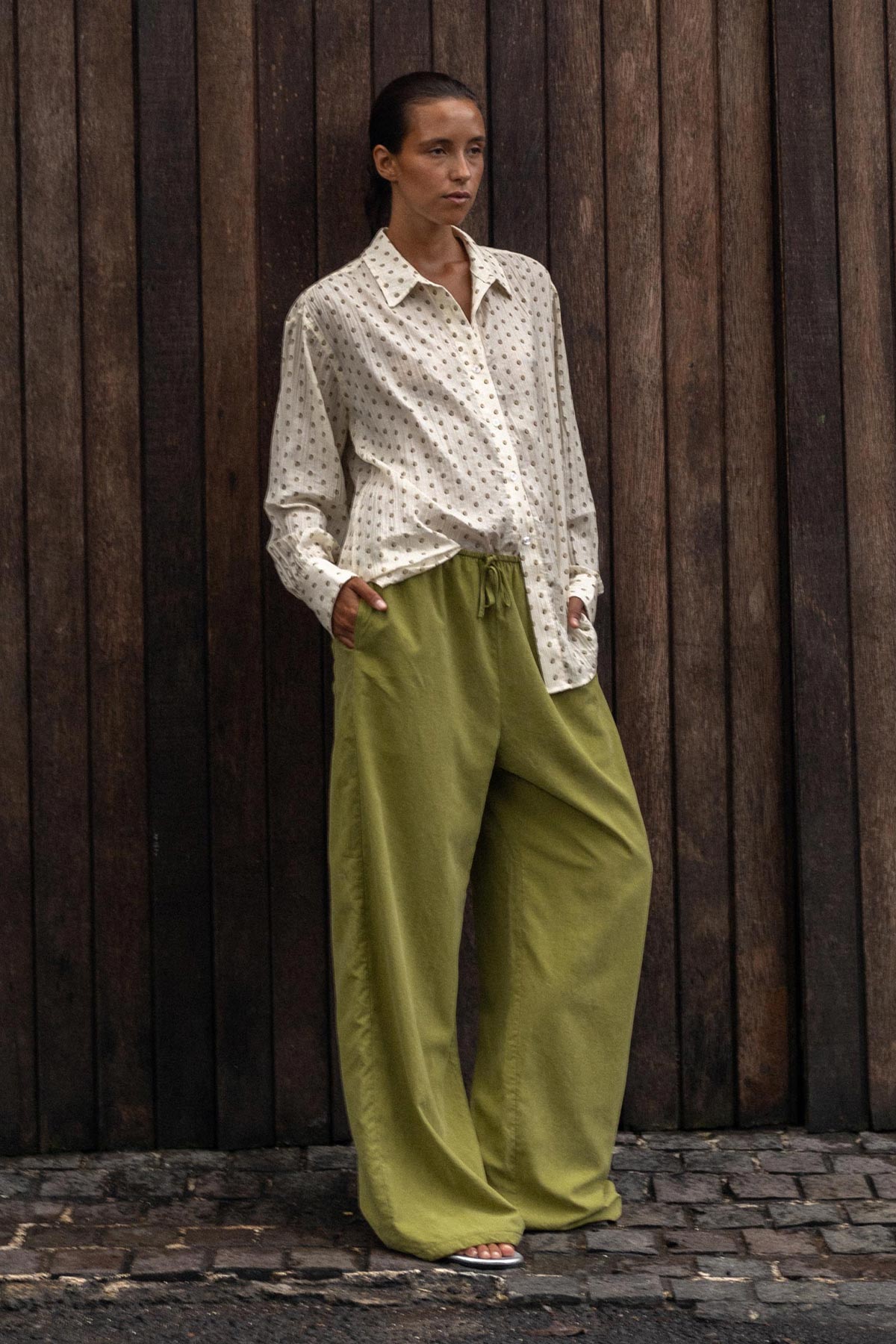 Ramona Silk Long Sleeve Shirt