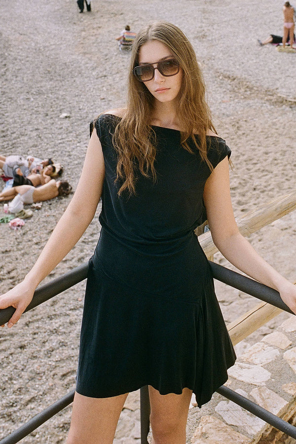 Juliette Cowl Back Mini Dress