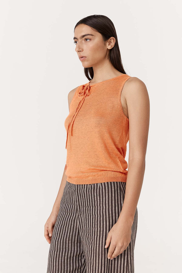 Kassius Linen Knit Tank