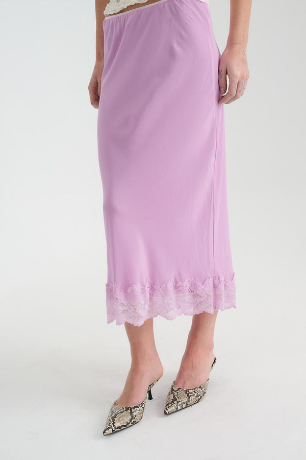 Marina Silk Midi Skirt