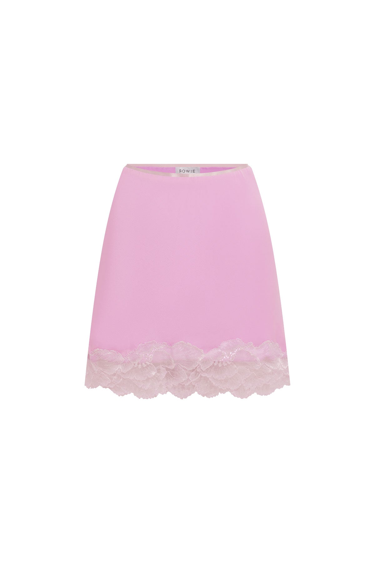 Marina Silk Mini Skirt in Orchid Pink | ROWIE Skirts – ROWIE The Label