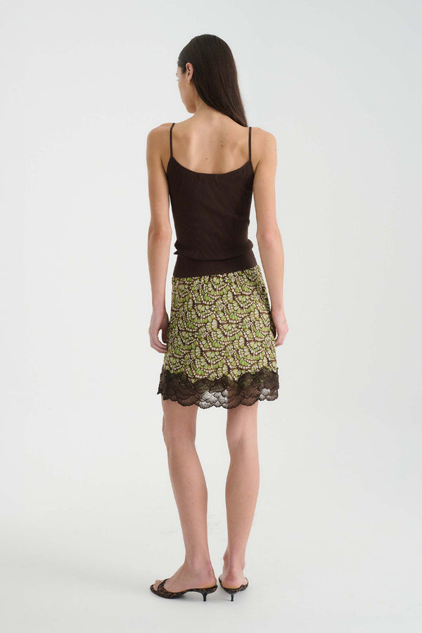 Marina Silk Mini Skirt
