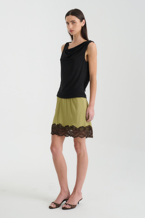 Marina Silk Mini Skirt