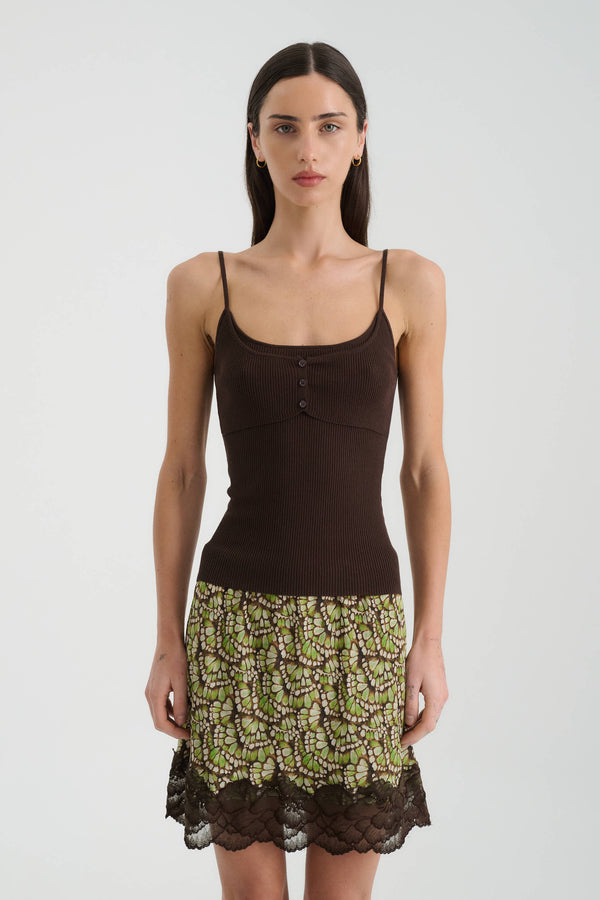 Mary Layered Knit Singlet