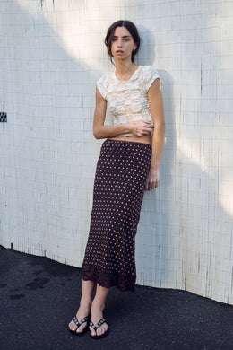 Marina Silk Midi Skirt