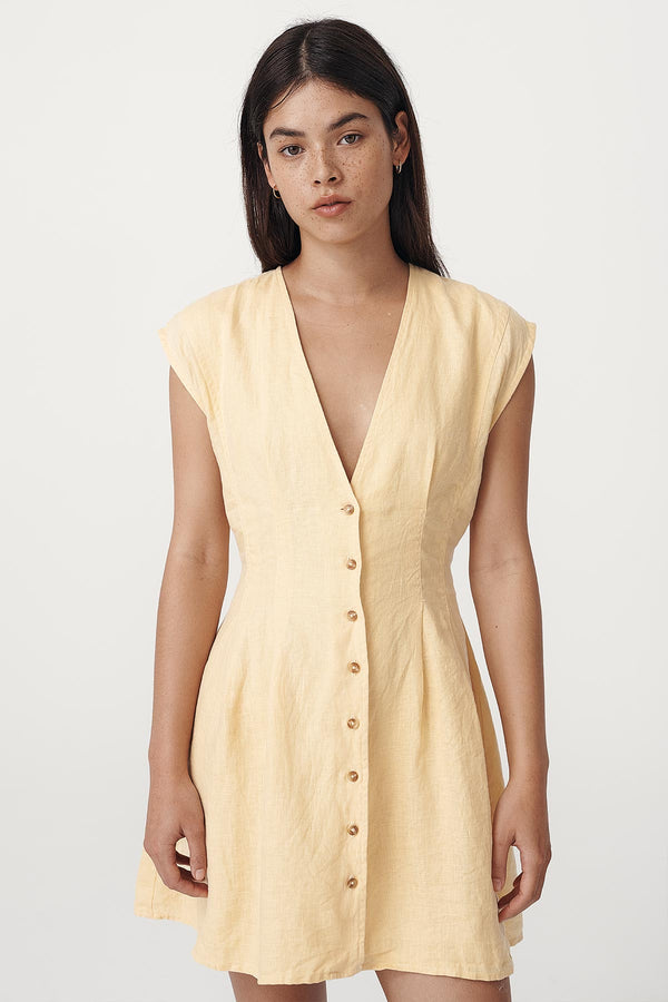 Mira Linen Mini Dress