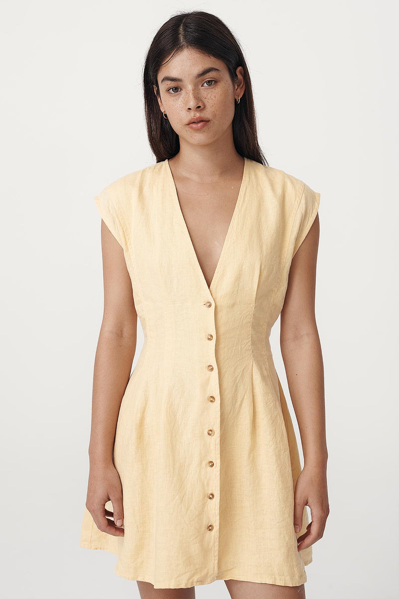 Mira Linen Mini Dress