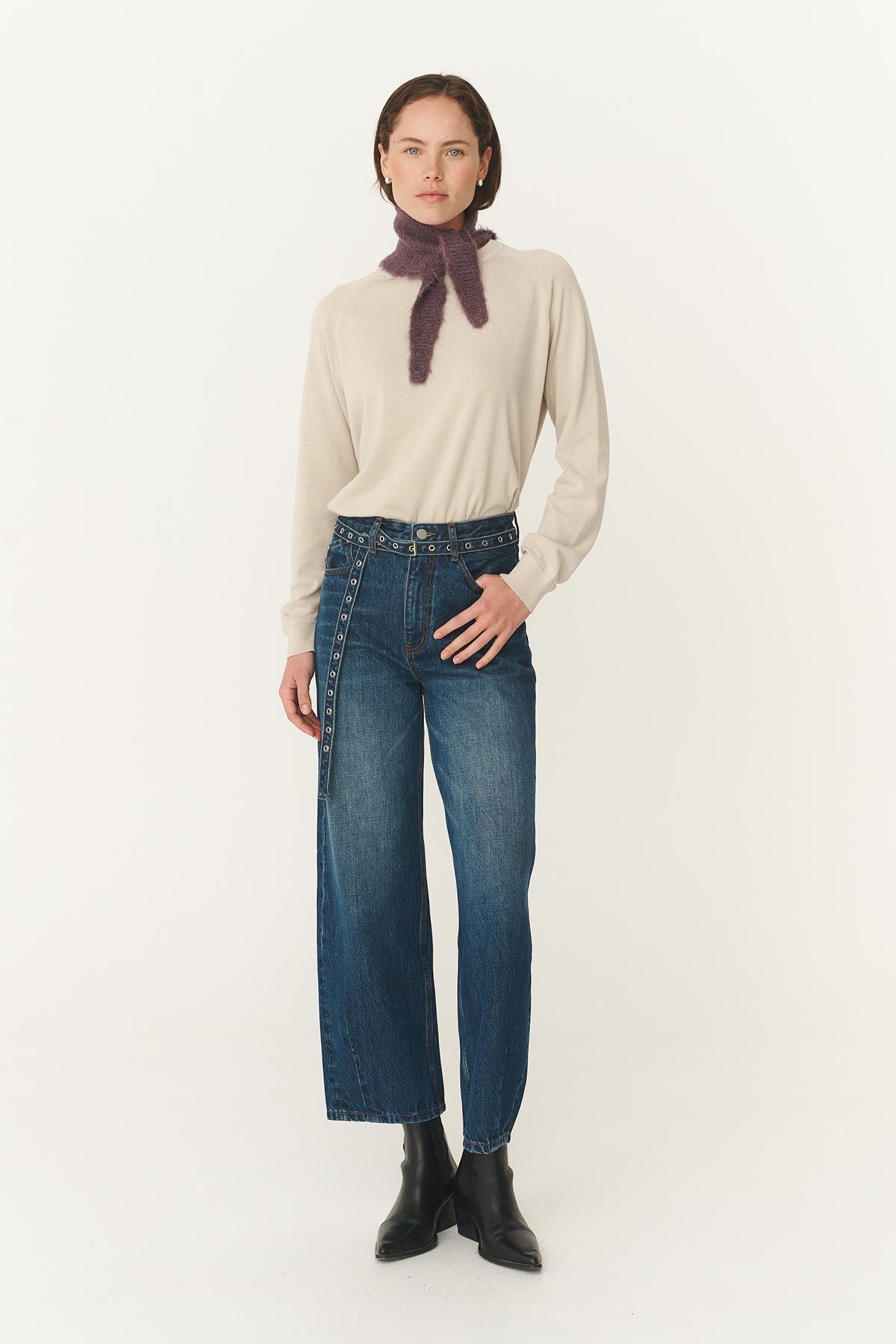 Noa Knit Neckerchief Scarf