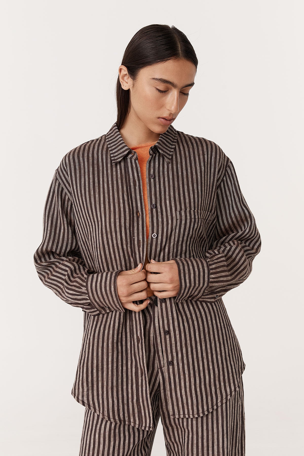 Ramona Linen Long Sleeve Shirt