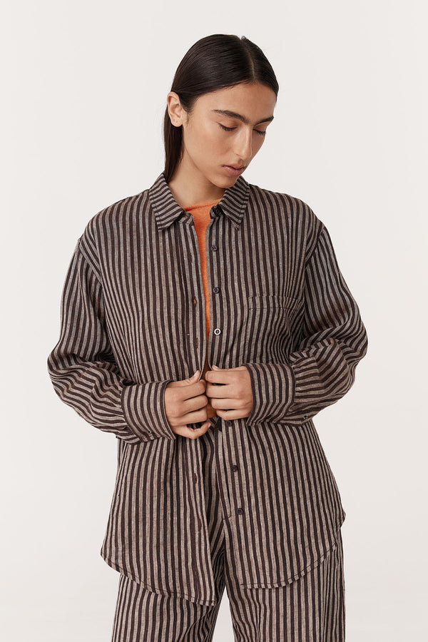 Ramona Linen Long Sleeve Shirt