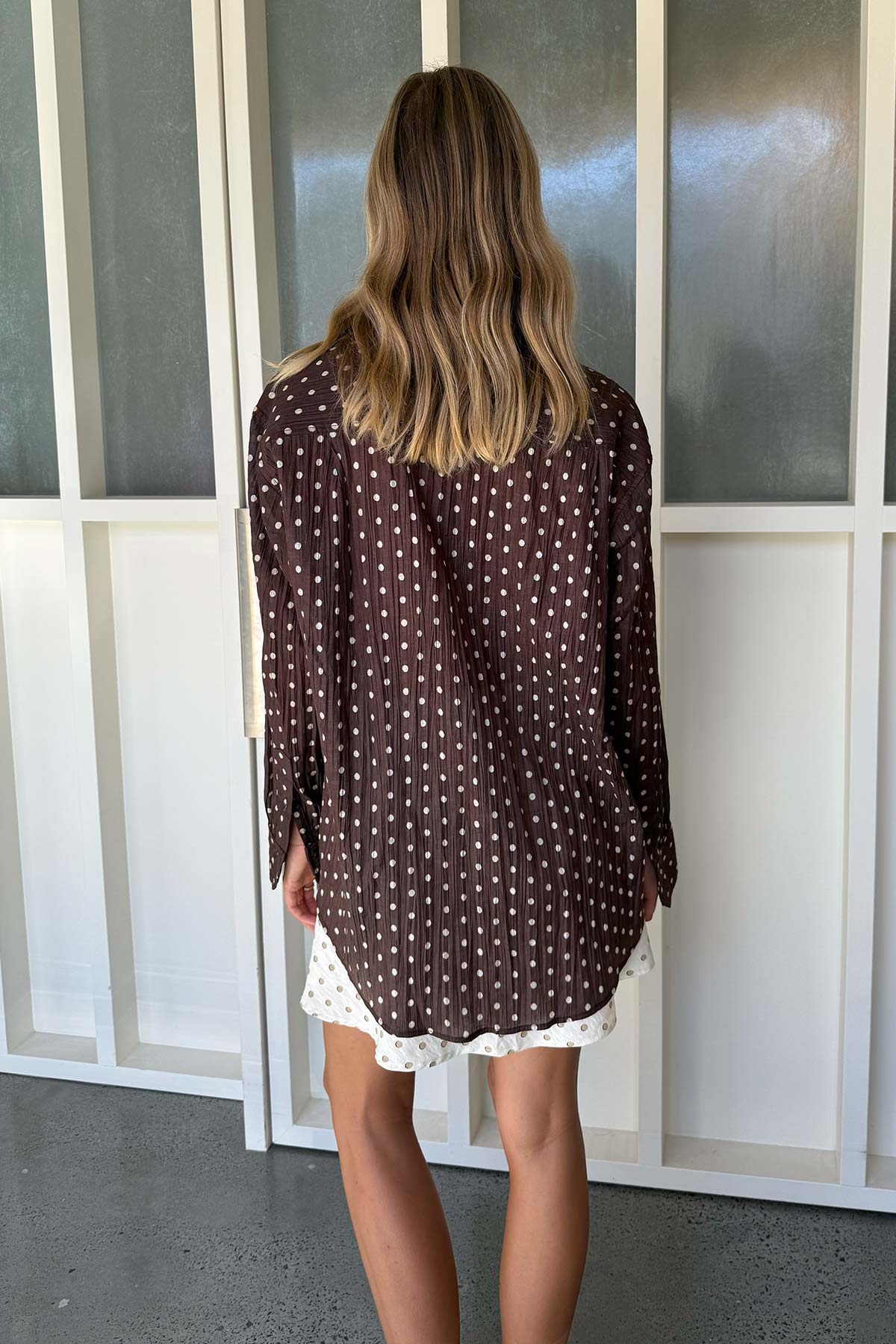 Ramona Silk Long Sleeve Shirt