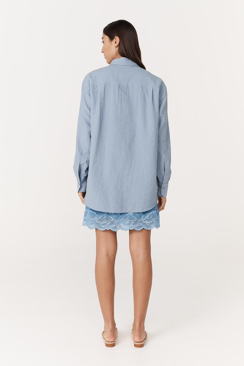 Ramona Silk Long Sleeve Shirt
