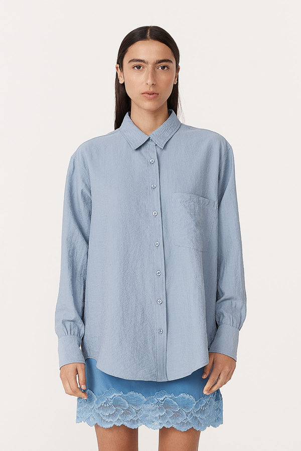 Ramona Silk Long Sleeve Shirt