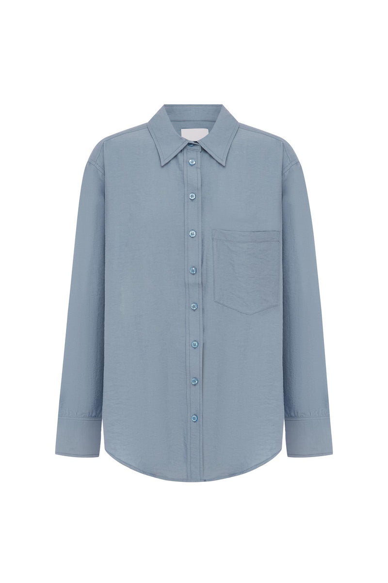 Ramona Silk Long Sleeve Shirt