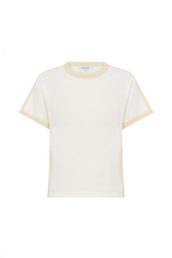 Rania Contrast Knit Tee