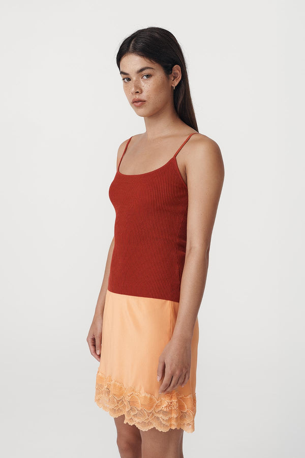 Ruby Rib Knit Singlet