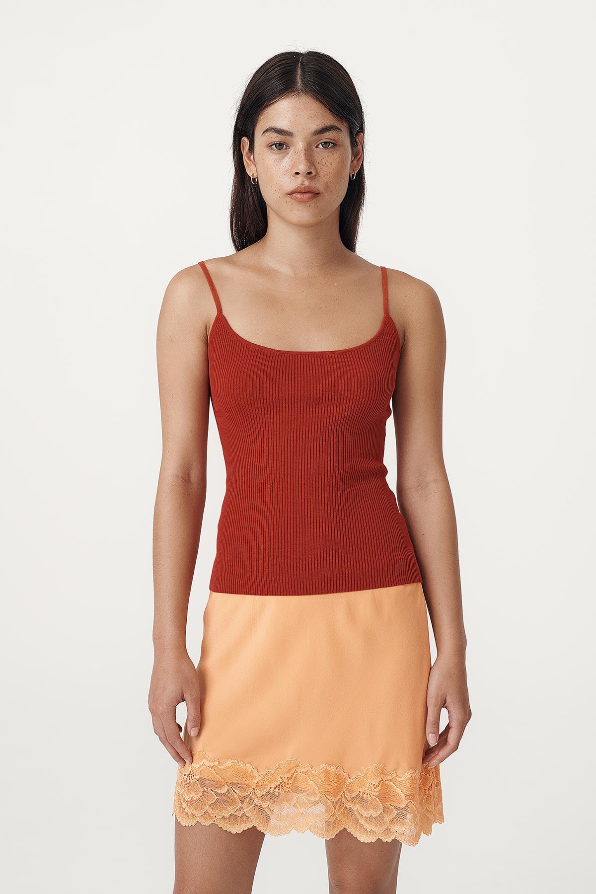 Ruby Rib Knit Singlet