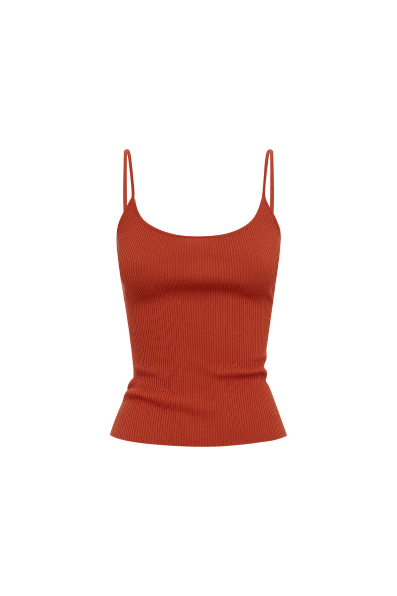 Ruby Rib Knit Singlet
