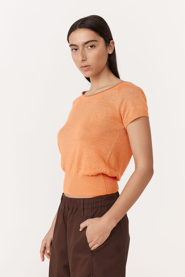 Sera Linen Knit Top