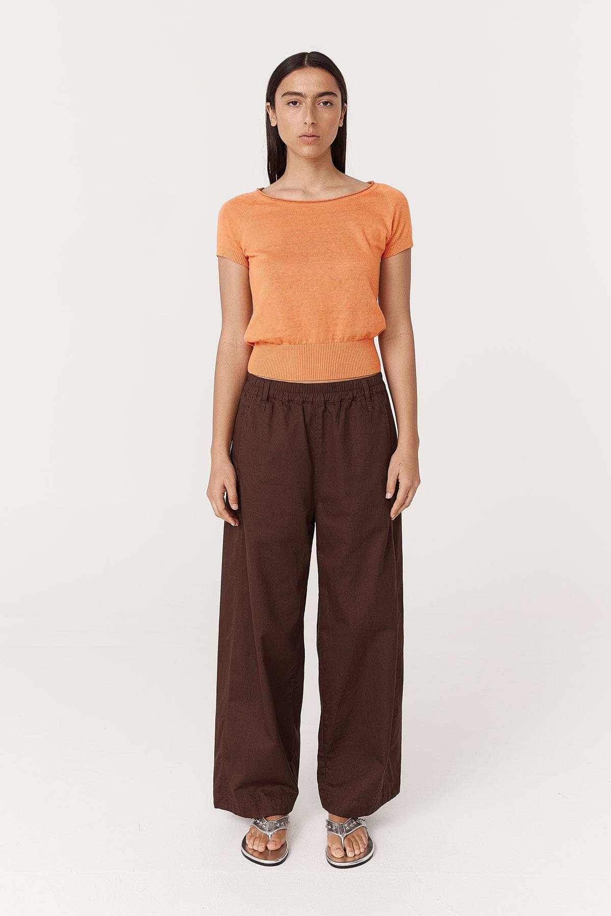 Sera Linen Knit Top