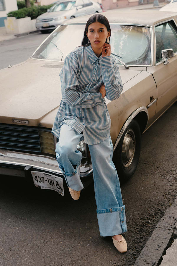 Walter Cuffed Straight Jeans