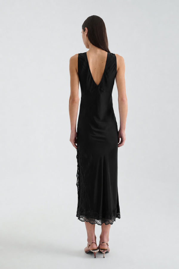 Annie Silk Midi Dress