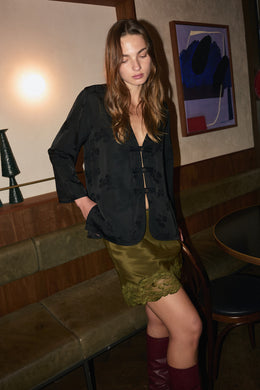 Marina Silk Mini Skirt
