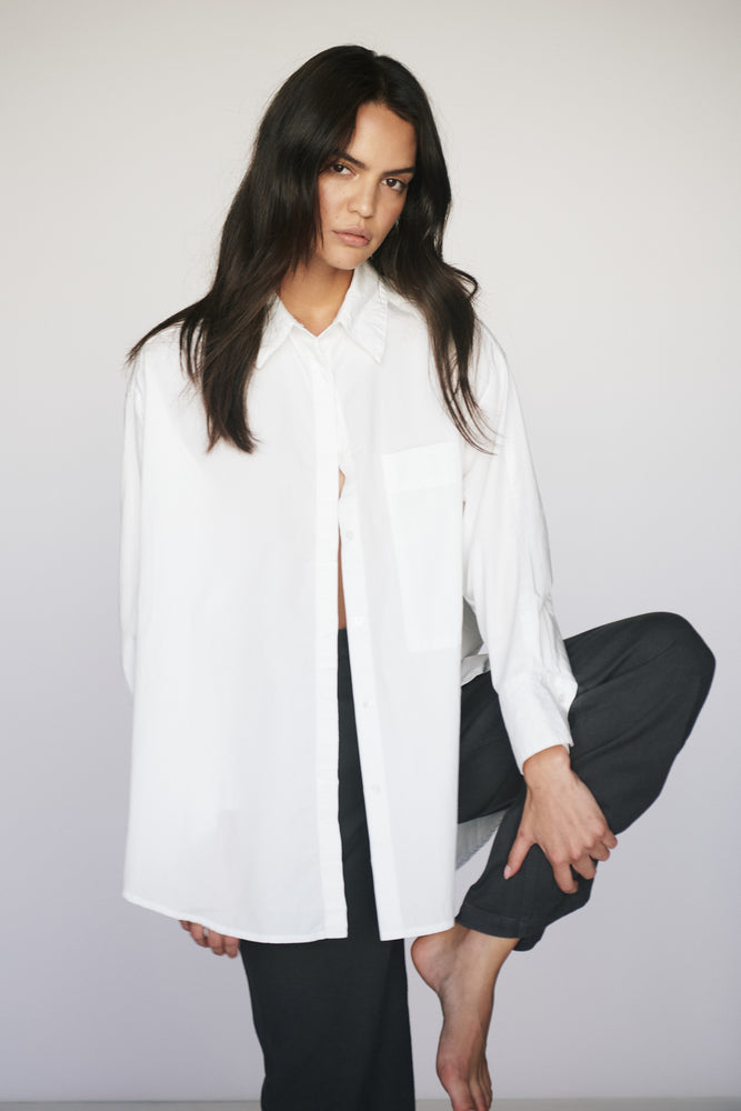 Bee Organic Shirt Bone