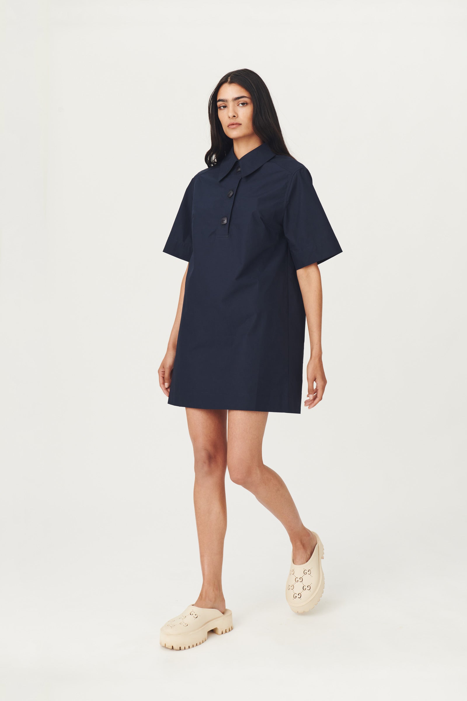 Nikita Organic Mini Dress Navy