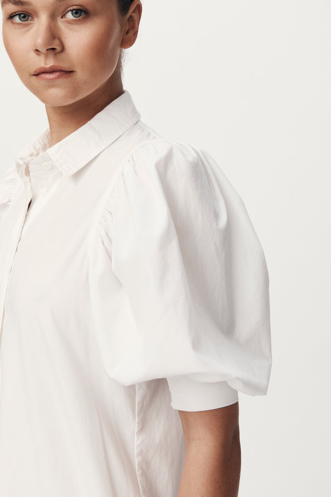Macy Organic Midi Dress Bone