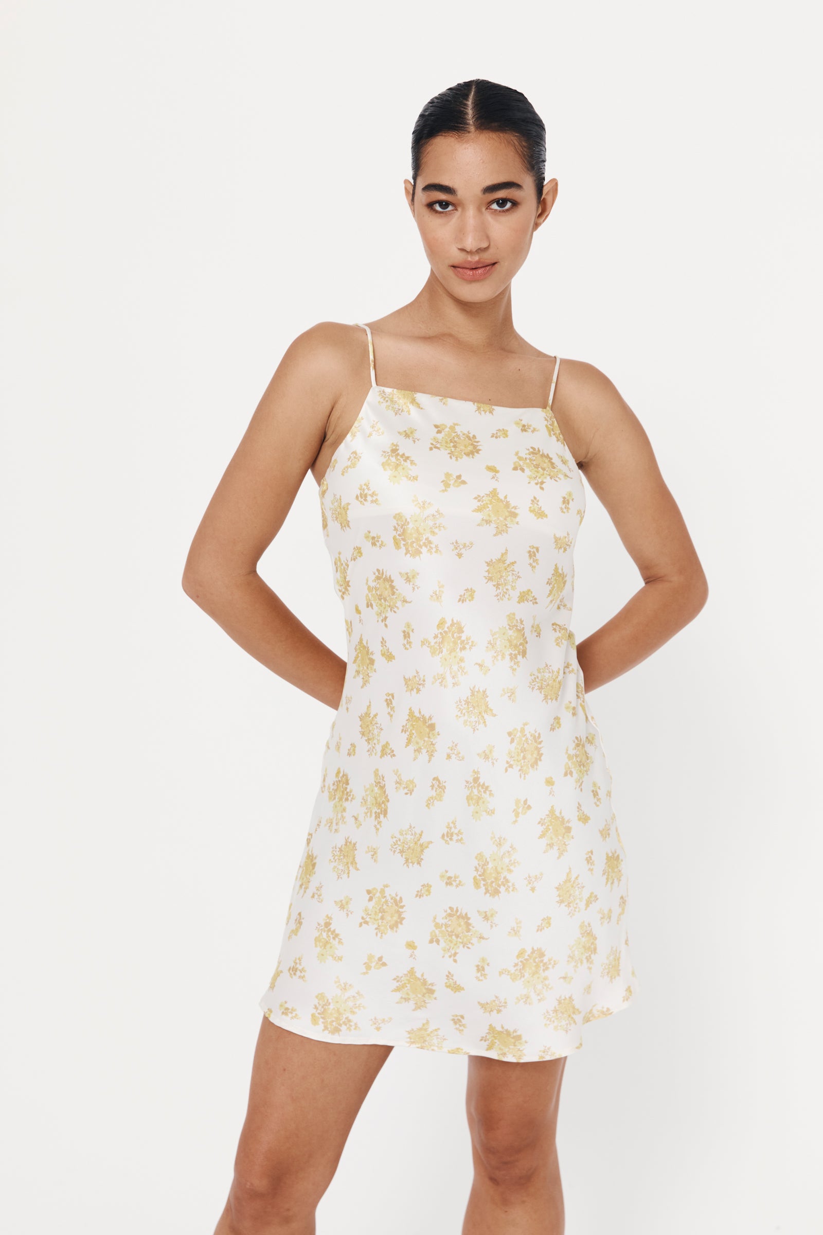 Naomi Mini Slip Dress Blossom