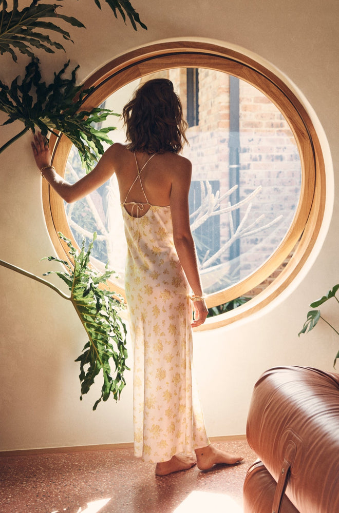 Naomi Midi Slip Dress Blossom