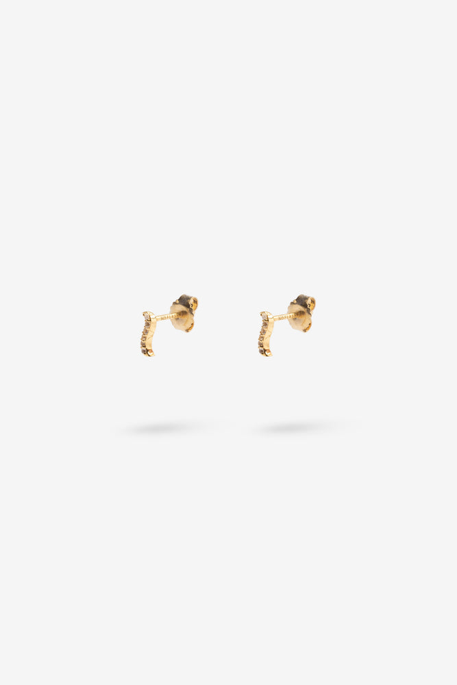 Wavy Topaz Studs
